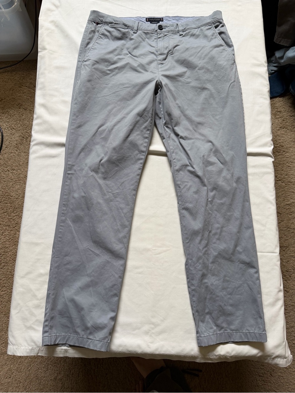 Tommy Hilfiger Light Gray Chino Pants